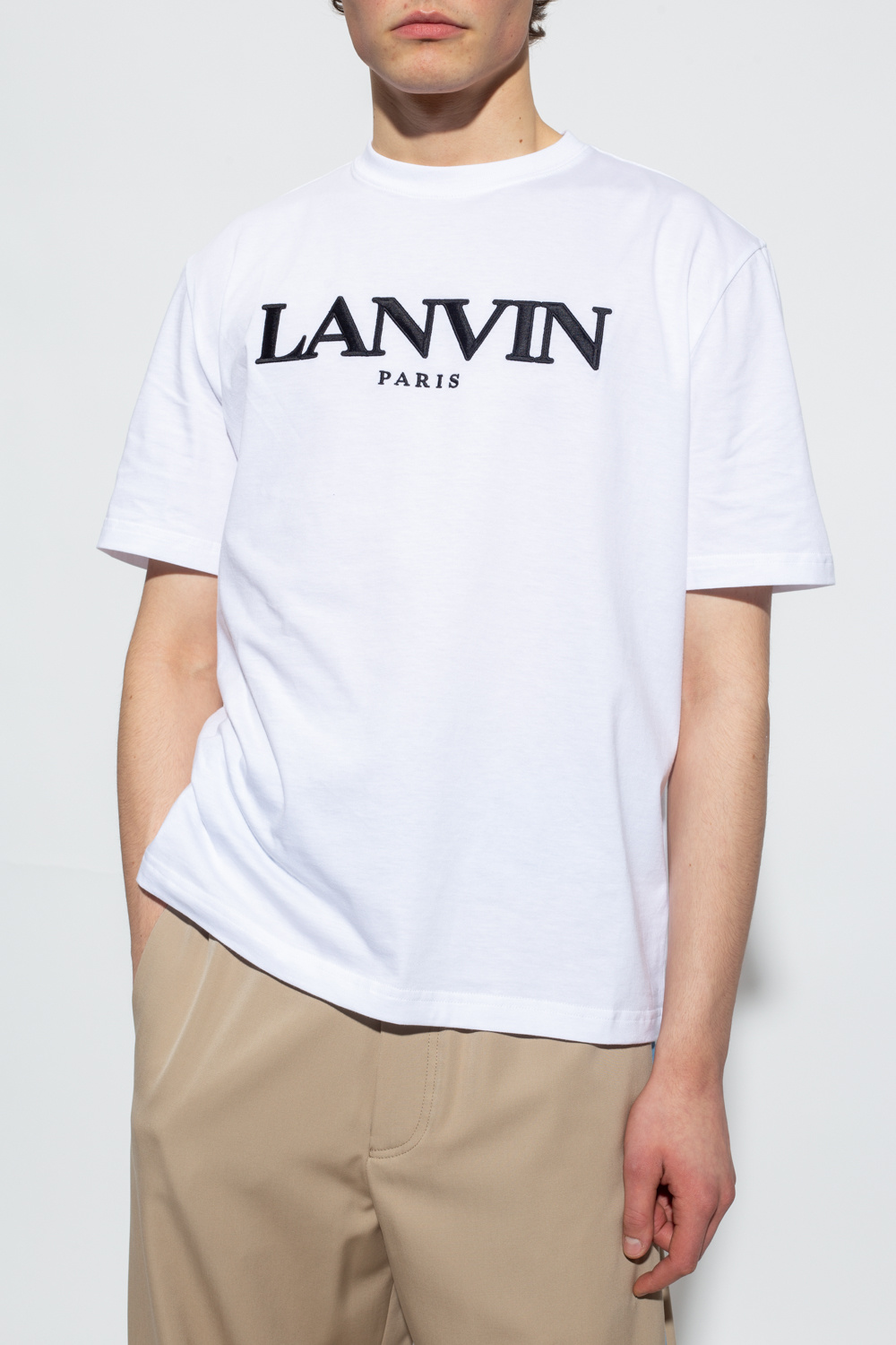 Lanvin T-shirt with logo | Men's Clothing | Vitkac